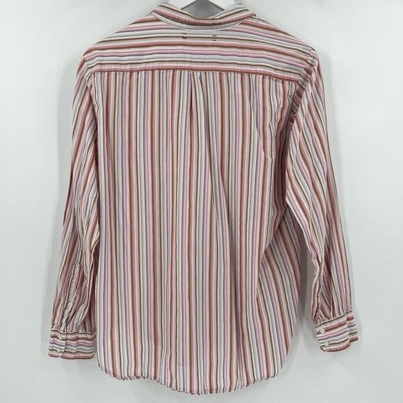 XIRENA Beau Striped Multicolor 100% Cotton Button Down Shirt Women’s Size Small - Picture 6 of 10